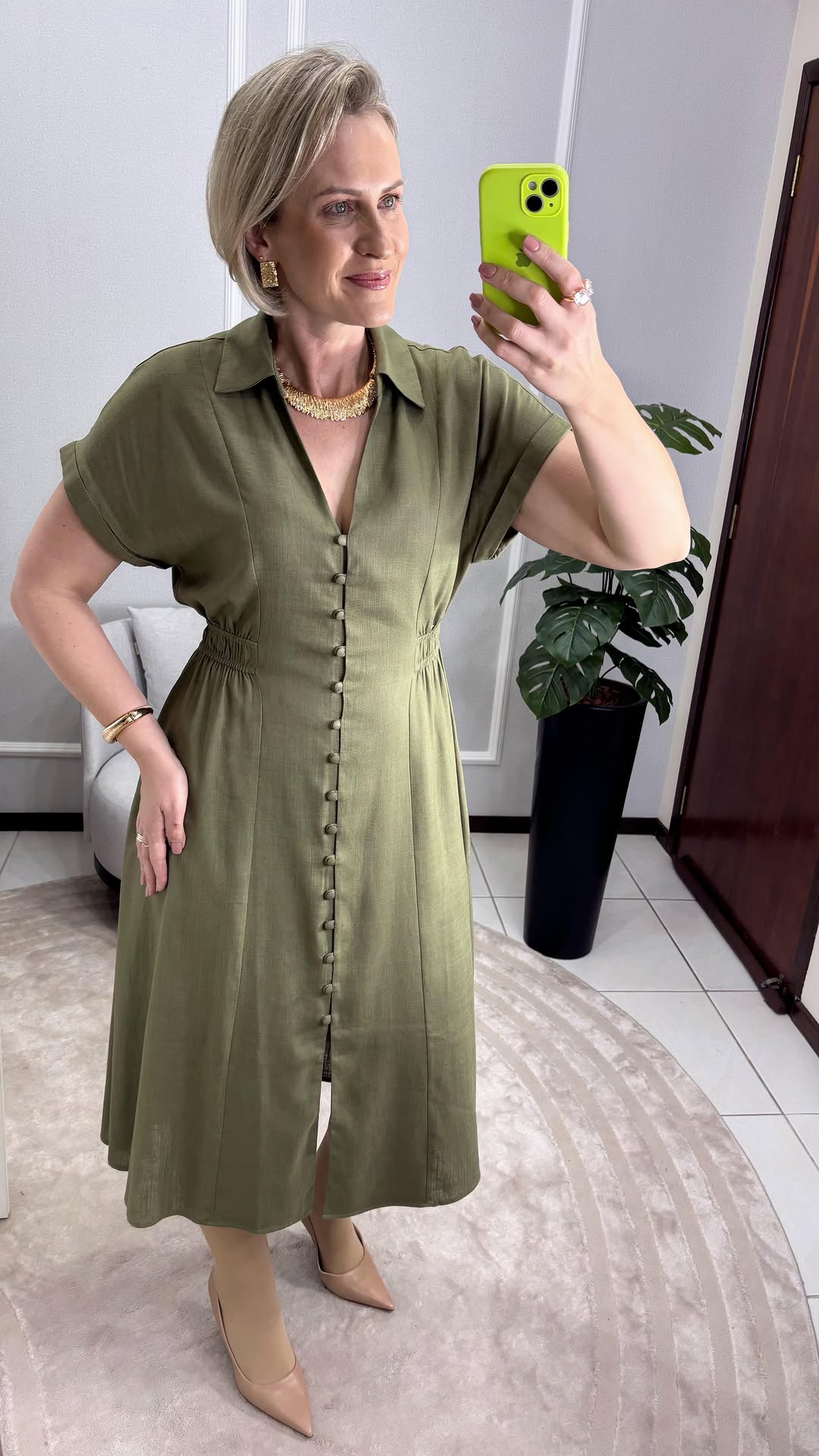 Vestido Alfaiataria Carmélia | 100% Linho